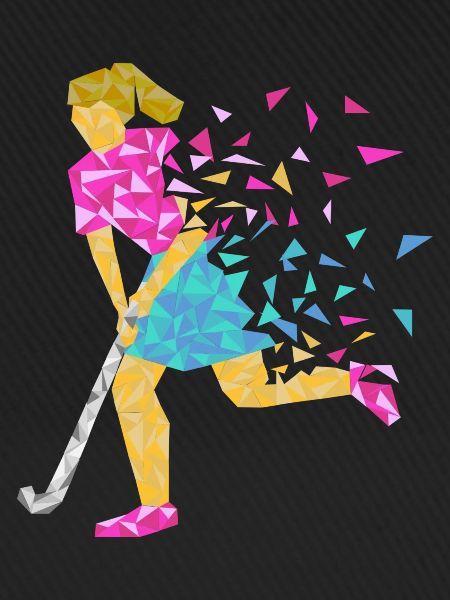Hockeyspielerin