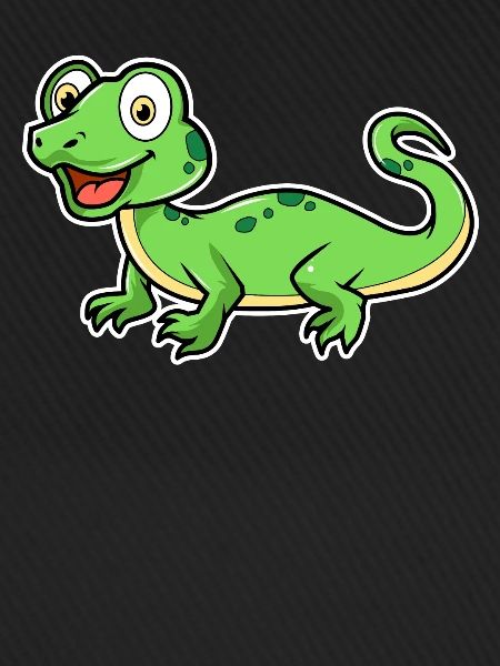 Cartoon Lizard Illustration