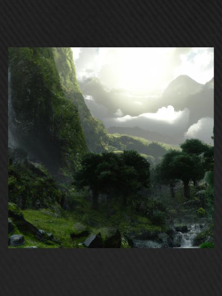 Wunderschöne Berglandschaft