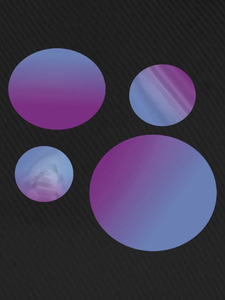 purple blue Planets