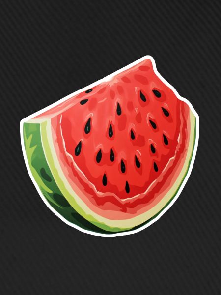 Wassermelone Scheibe