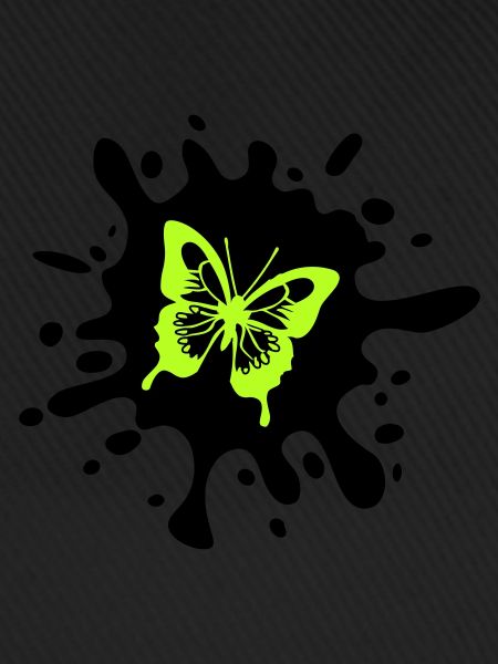 schmetterling farbklecks