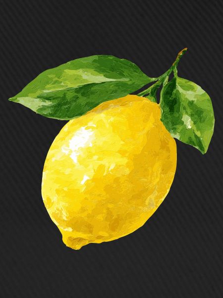 gelbe Zitrone