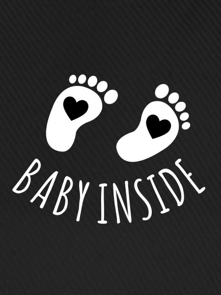 baby inside füße mit herz