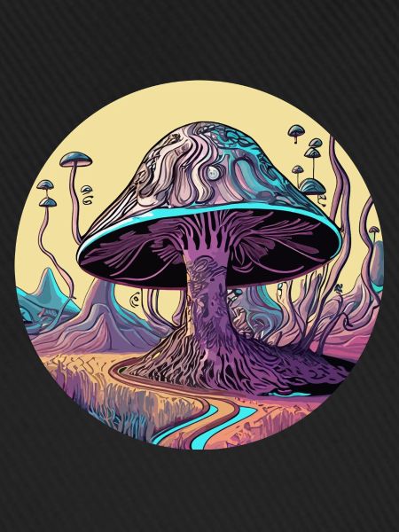 Psychedelisches Pilzbaumtal