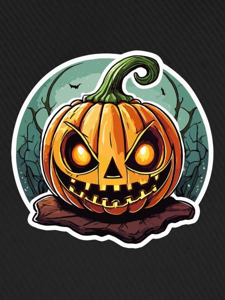 Finsterer Jack o' Lantern Kürbis