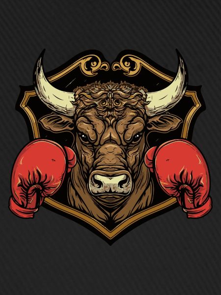 Bulle Stier Boxer MMA Logo