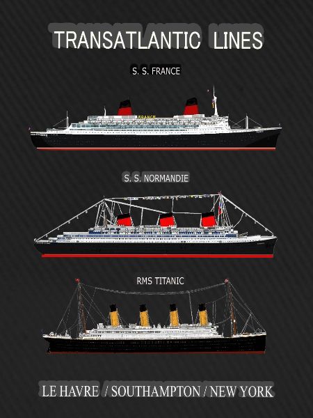 TRANSATLANTIC LINES POSTER