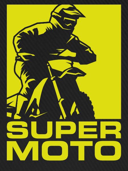 SUPER MOTO silhouette