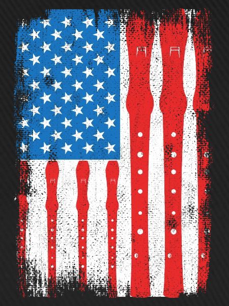 4. Juli USA Flöte