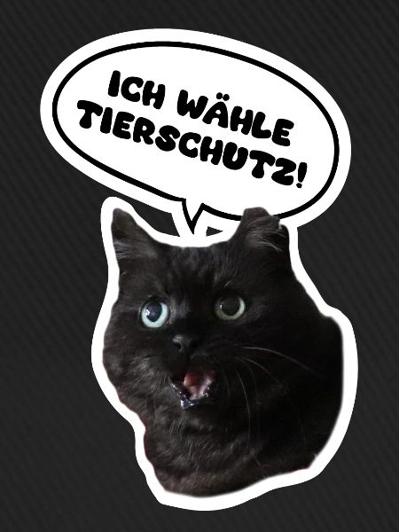 Ich wähle Tierschutz!