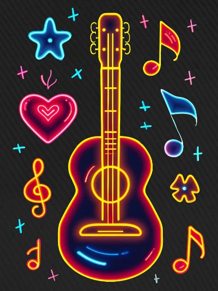 Retro Ukulele Retrowave