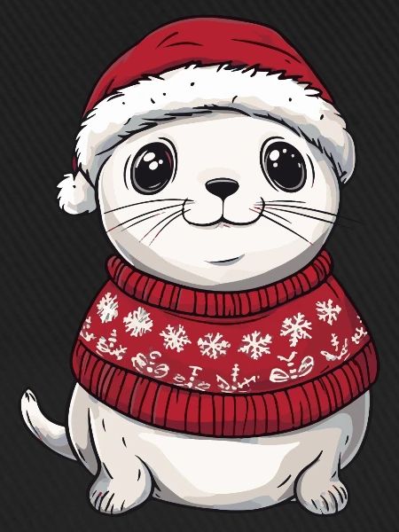 Robbe Tier Weihnachten