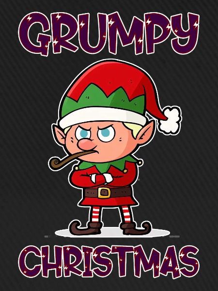 Grumpy Christmas Elf