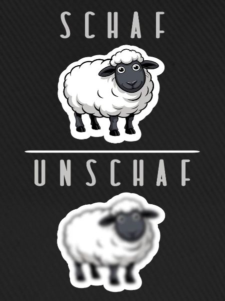 schaf unschaf humor