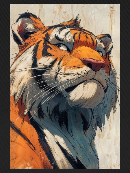 Illustration eines Tigers