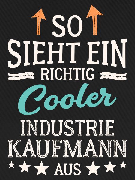 Cooler Industriekaufmann 