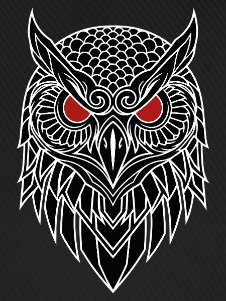 Uhu-Rotauge-Totem