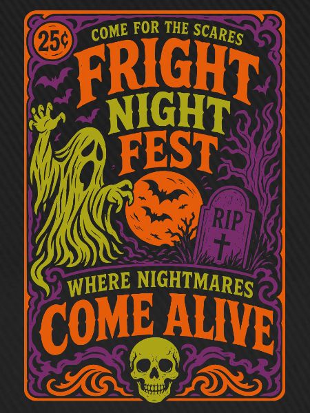 Fright Night Fest Halloween Geist