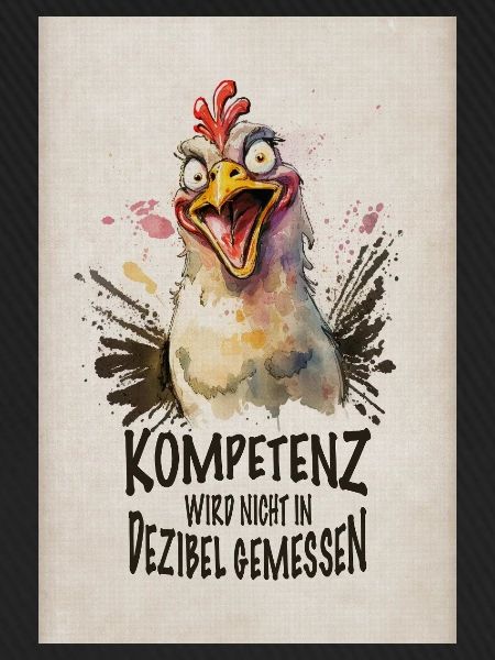 Kompetenz wird nicht in Dezibel gemessen