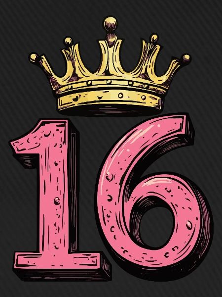 16 Zahl Krone