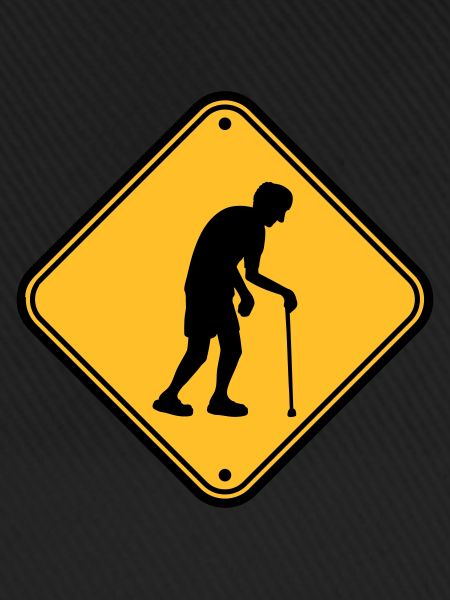 Achtung Altenheim Schild