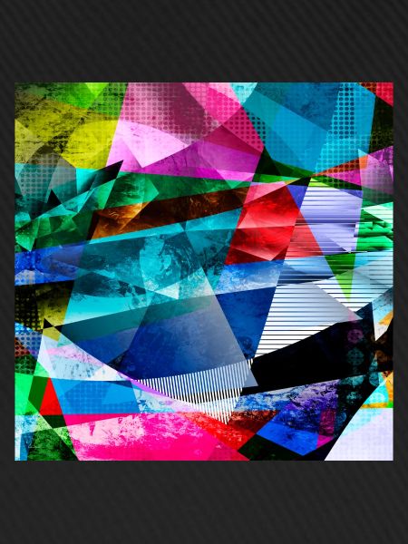 Kaleidoskop polygonal