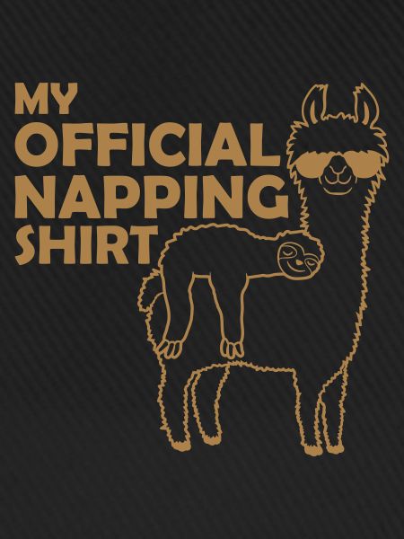 Faultier Lama napping shirt