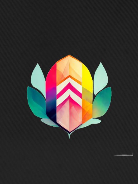 Bunte Lotusblüte