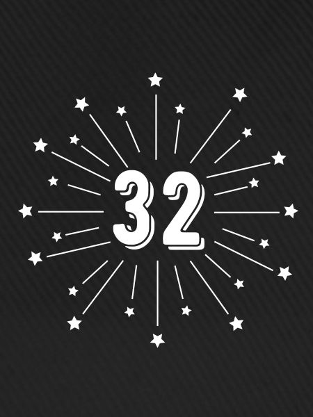 32. Sternjubiläum - 32 Jahre Geschenk