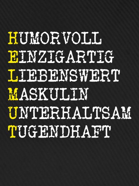 Positive Eigenschaften Helmut