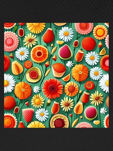Sommerliches Blumenmuster