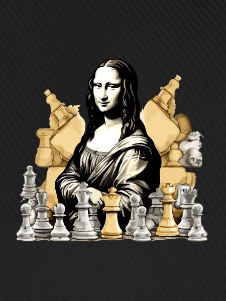 Mona im Schach