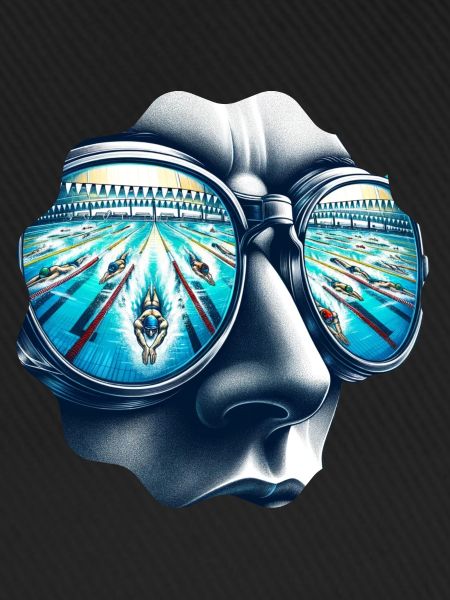 Fokus des Schwimm-Champions