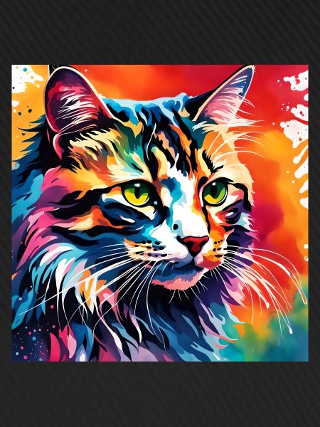 Bunte Katze