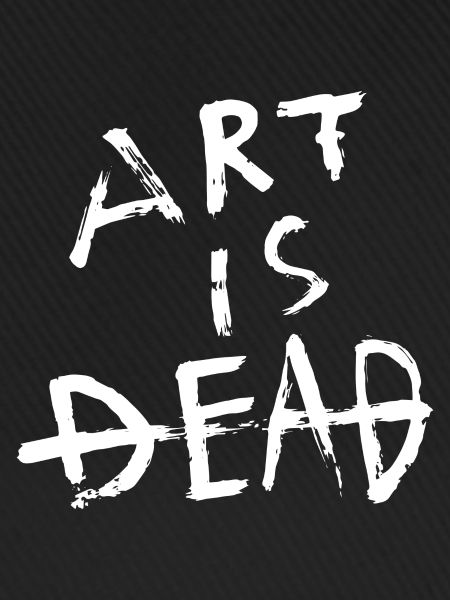 Art is dead - Weiß