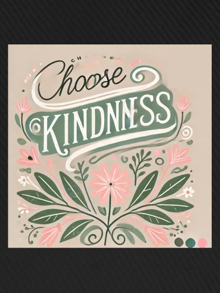 choose kindness - trendy statement
