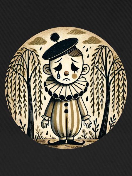 Trauriger Clown