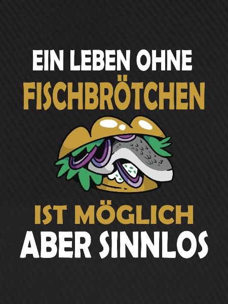Fischbrötchen mit Pommes