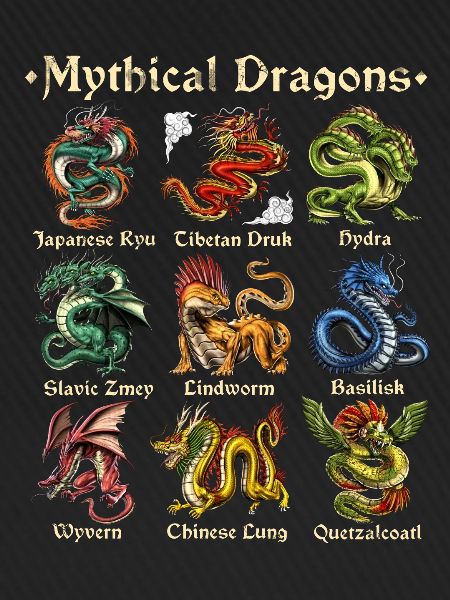 Mythische Drachen