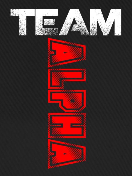 Team Alpha Geschenk T Shirt