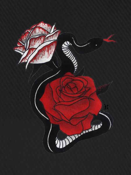 Blutige Blume