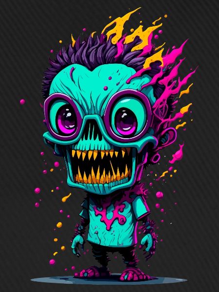 Bunter cooler Zombie