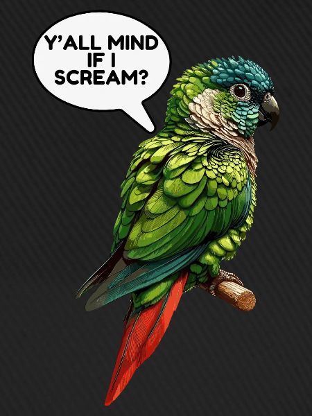 Grünwangiges Conure-Meme