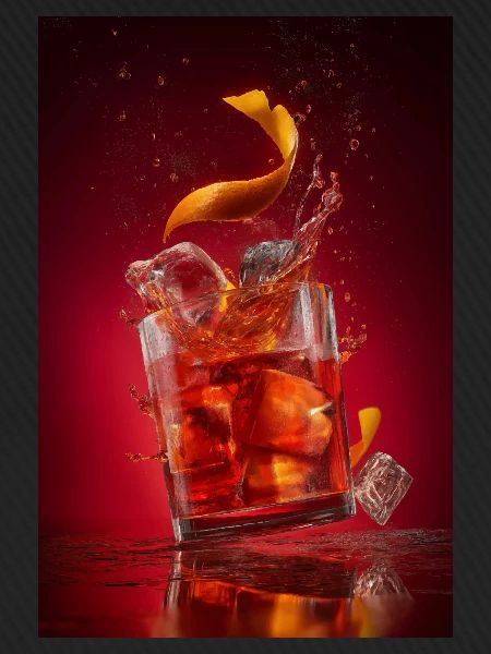 Spritziger Negroni-Cocktail