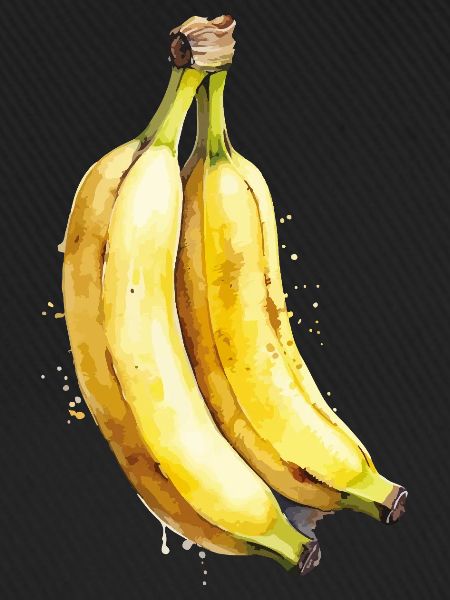 Banane Aquarell