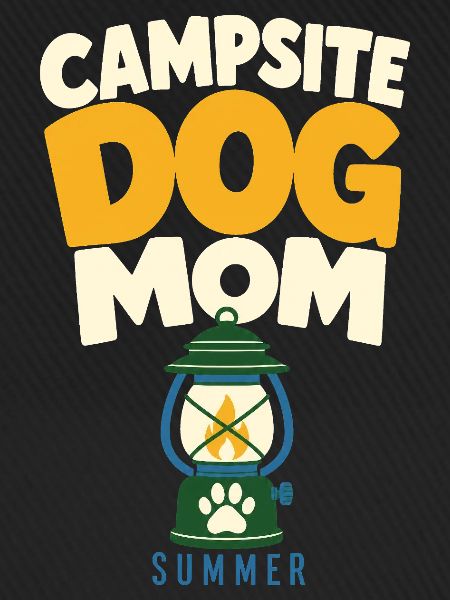 Camping-Hunde-Mama Sommer-Camping-Abenteuer