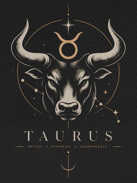 Taurus Sternzeichen Stiers Symbol