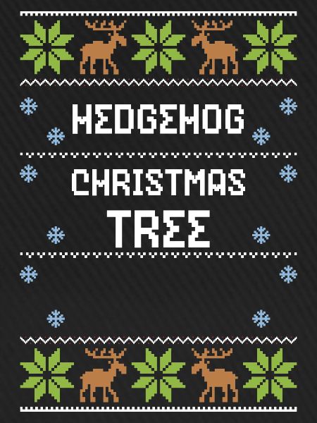 Hedgehog Christmas Tree