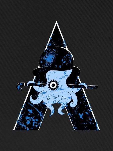 Ein Uhrwerk Octopus